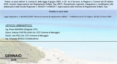 BOZZA DEL NUOVO REGOLAMENTO EDILIZIO COMUNALE