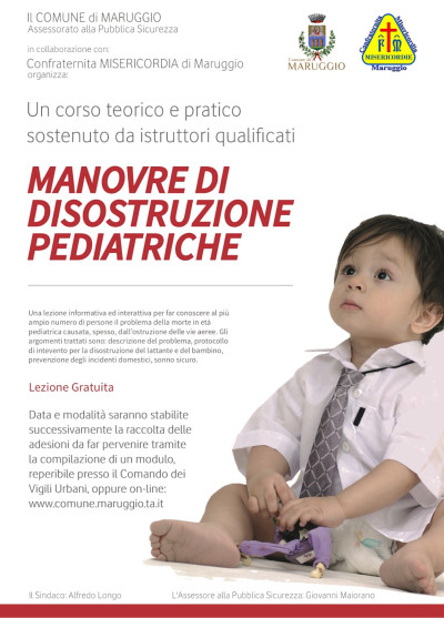 MANOVRE DI DISOSTRUZIONE PEDIATRICA 
