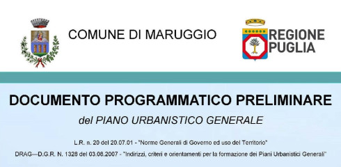 RIADOZIONE DEL D.P.P. (DOCUMENTO PROGRAMMATICO PRELIMINARE) AL P.U.G
