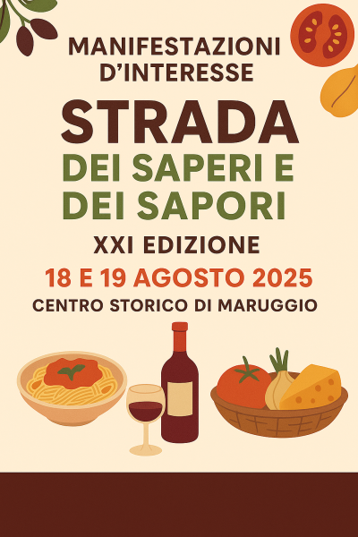 ESTATE D&rsquo;ANIMO 2025 -  STRADA DEI SAPERI E DEI SAPORI XXI EDIZION...