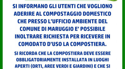 AVVISO COMPOSTAGGIO DOMESTICO
