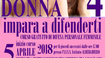 DONNA IMPARA A DIFENDERTI - QUARTA EDIZIONE